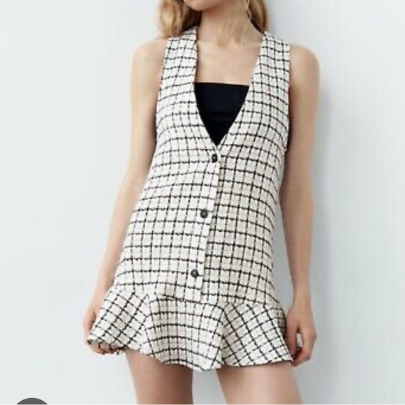 Zara Dresses & Skirts - Zara tweed dress